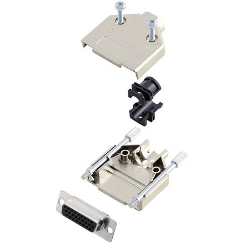 Amphenol L17DTPK-M-15+L77HDA26S D-SUB Buchsenleisten-Set 180 ° Polzahl: 26 Lötkelch 1 St.