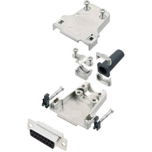 Amphenol L17DTZF09-RG+L77SDE09S D-SUB Buchsenleisten-Set 180 ° Polzahl: 9 Lötkelch 1 St.