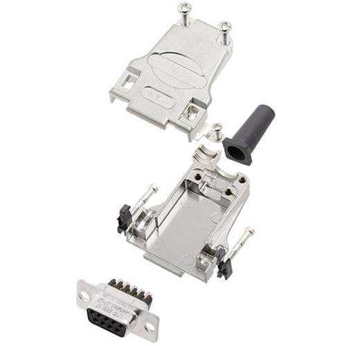 Amphenol L17DTZF25-RG+L77DB25SST D-SUB Buchsenleisten-Set 180 ° Polzahl: 25 Schrauben 1 St.