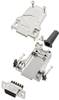 Amphenol L17DTZF25-RG+L77DB25SST D-SUB Buchsenleisten-Set 180 ° Polzahl: 25 Schrauben 1 St.