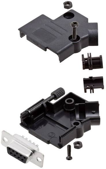 Amphenol L17D45PK-P-09+L77SDE09S D-SUB Buchsenleisten-Set 45 ° Polzahl: 9 Lötkelch 1 St.