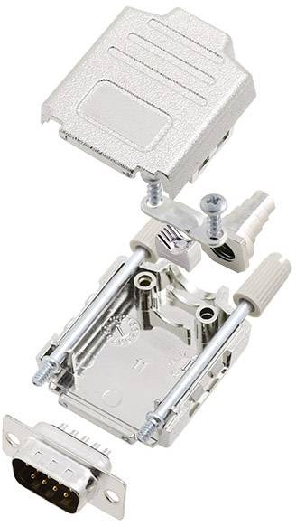 Amphenol L17DPPK09-M+L717DE09P D-SUB Stiftleisten-Set 180 ° Polzahl: 9 Lötkelch 1 St.