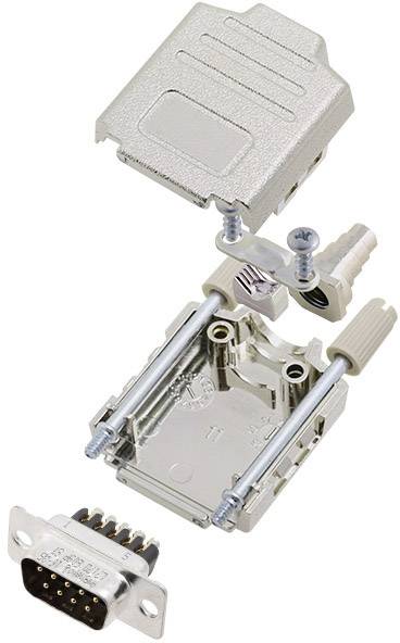 Amphenol L17DPPK25-M+L717DB25PST D-SUB Stiftleisten-Set 180 ° Polzahl: 25 Schrauben 1 St.