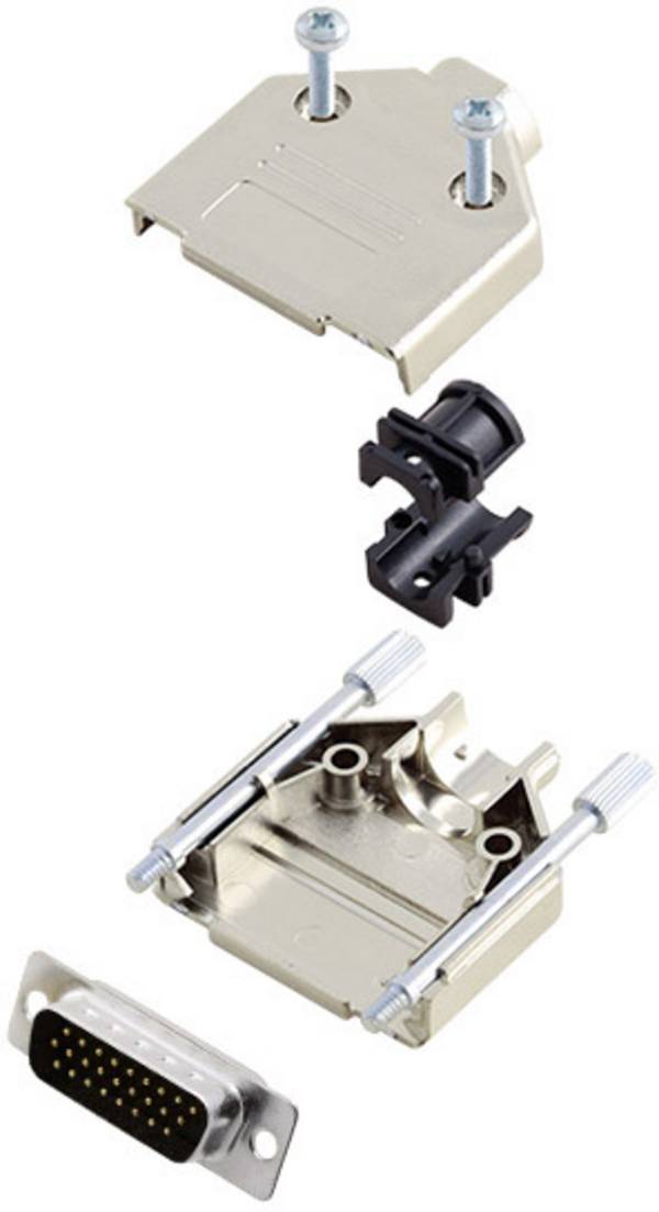 Amphenol  L17DTPK-M-09+L717HDE15P D-SUB Stiftleisten-Set 180 ° Polzahl: 15 Lötkelch 1 St.