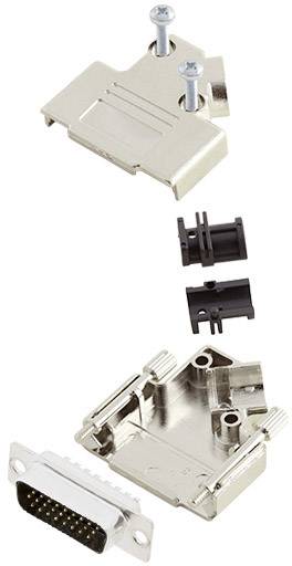 Amphenol L17D45PK-M-25+L717HDB44P D-SUB Stiftleisten-Set 45 ° Polzahl: 44 Lötkelch 1 St.