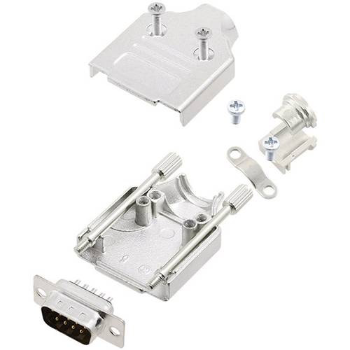 Amphenol L17MHDM09+L717SDE09P D-SUB Stiftleisten-Set 180 ° Polzahl: 9 Lötkelch 1 St.