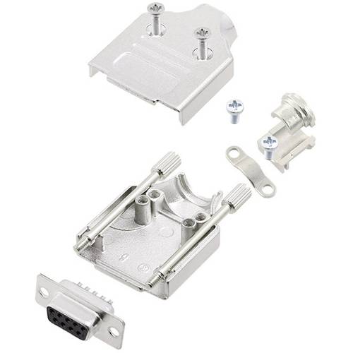 Amphenol L17MHDM09+L77SDE09S D-SUB Buchsenleisten-Set 180 ° Polzahl: 9 Lötkelch 1 St.