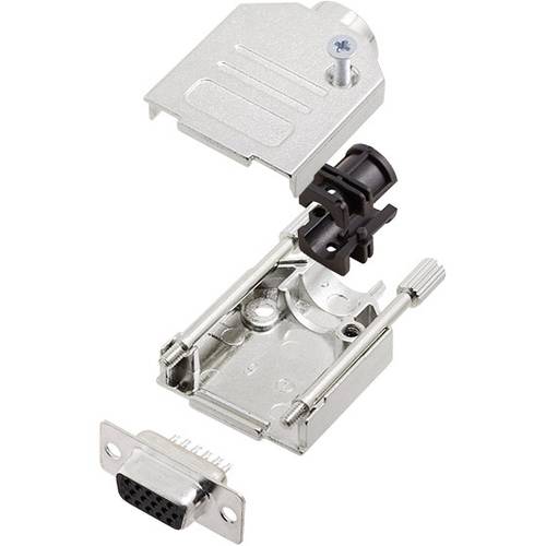 Amphenol L17DTZK37+L77HDC62S D-SUB Buchsenleisten-Set 180 ° Polzahl: 62 Lötkelch 1 St.
