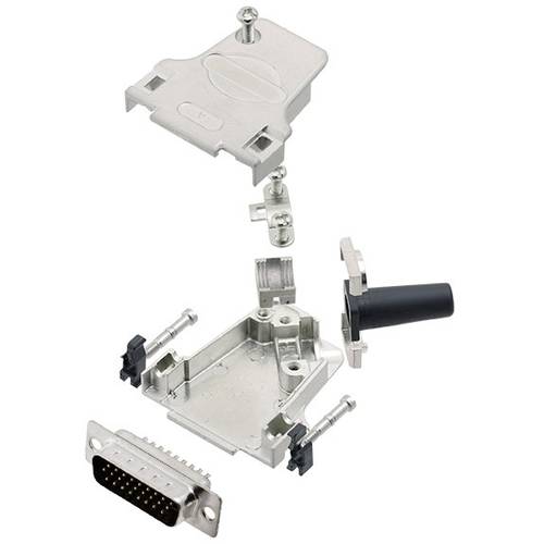 Amphenol L17D45ZF15-RG+L717HDA26P D-SUB Stiftleisten-Set 45 ° Polzahl: 26 Lötkelch 1 St.