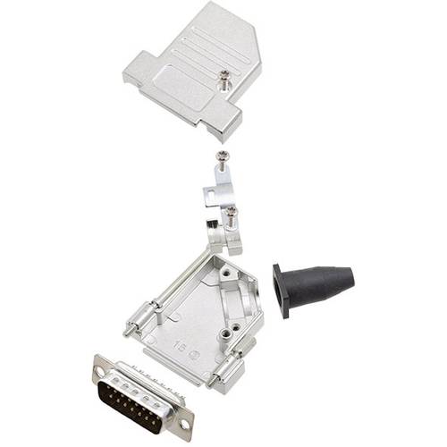 Amphenol L17DTSL25-RG-LJS-S+L717SDB25P D-SUB Stiftleisten-Set 45 ° Polzahl: 25 Lötkelch 1 St.