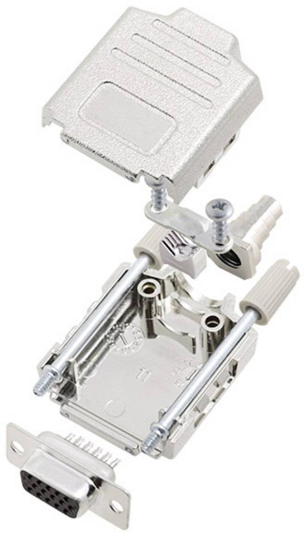 Amphenol  L17DPPK15-M+L77HDA26S D-SUB Buchsenleisten-Set 180 ° Polzahl: 26 Lötkelch 1 St.