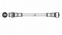 TE CONNECTIVITY Verbindungsleitung, M12 Stecker, M12 Buchse, gerade 1-2273114-4 Inhalt: 1 St.