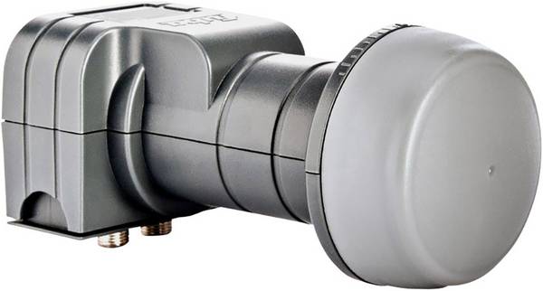 fuba DEK 217 Twin-LNB Teilnehmer-Anzahl: 2 Feedaufnahme: 40 mm Grau
