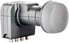 fuba DEK 417 Quattro-LNB Teilnehmer-Anzahl: 4 Feedaufnahme: 40 mm mit Switch Grau