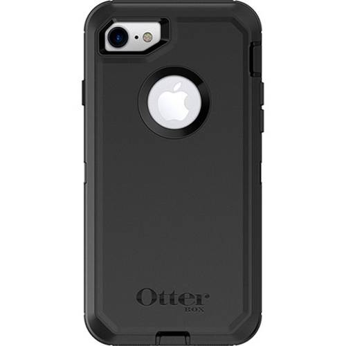 Otterbox Defender Outdoorcase Apple iPhone 7, iPhone 8 Schwarz, Schwarz Staubdicht, Stoßfest 77-56603