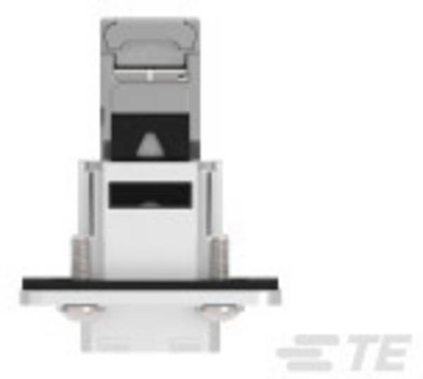 TE Connectivity RJ45-Steckverbinder 1-2120871-1 Buchse, Einbau Polzahl Sensoren 8P8C Schwarz 1 St.