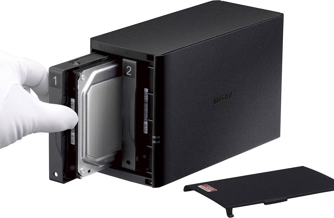 Buffalo LinkStation™ 520 NAS-Server Gehäuse 2 Bay LS520DE-EU-3