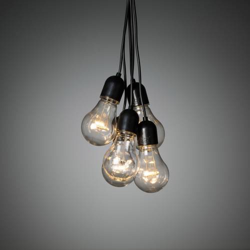 Thumbnail - Konstsmide 2383-800 Lichtervorhang Innen/Außen EEK: G (A - G) netzbetrieben Anzahl Leuchtmittel 90 LED Bernstein Beleuch...