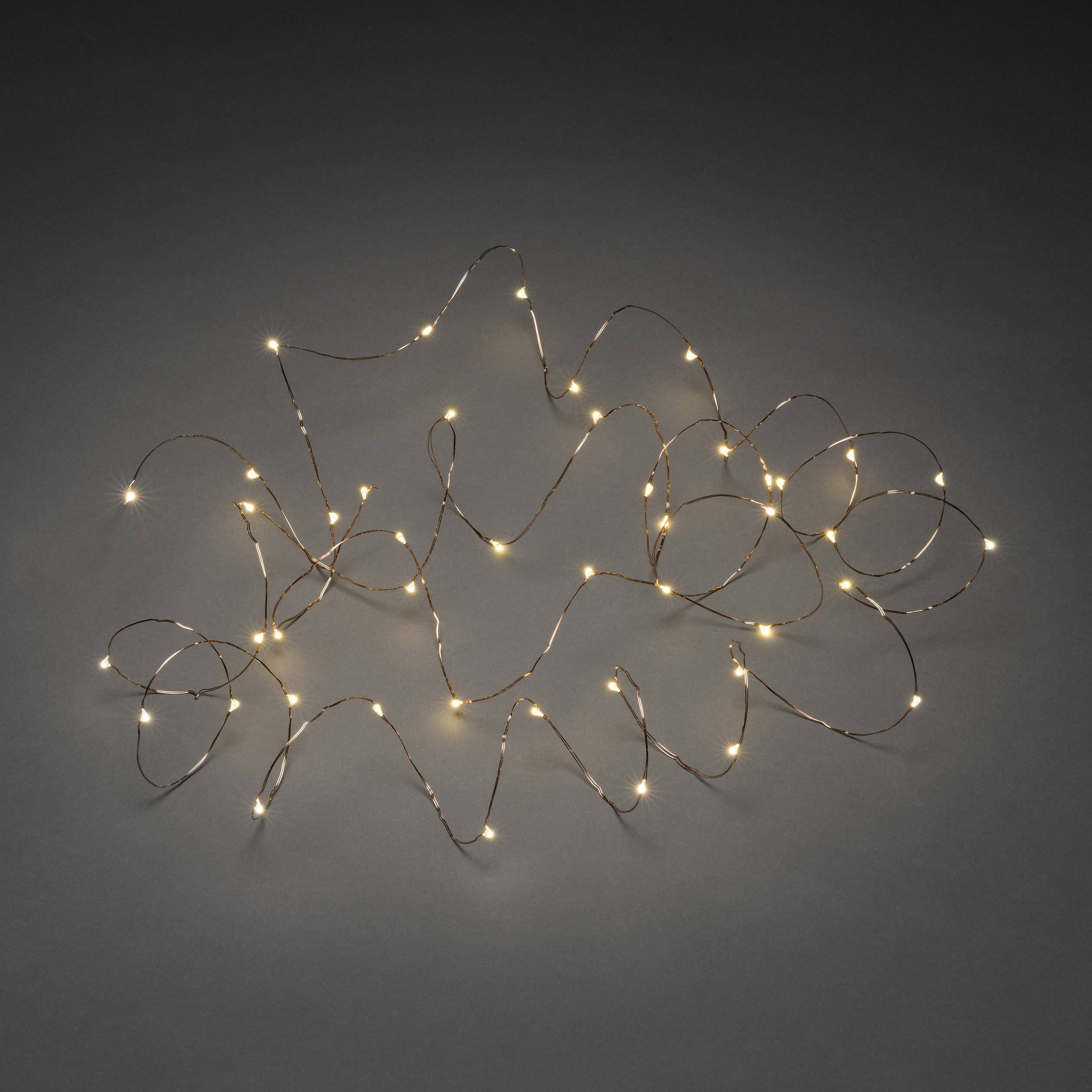 KONSTSMIDE 6387-860 Weihnachtsbaum-Beleuchtung Tropfen Innen netzbetrieben 100 LED Bernstein Be