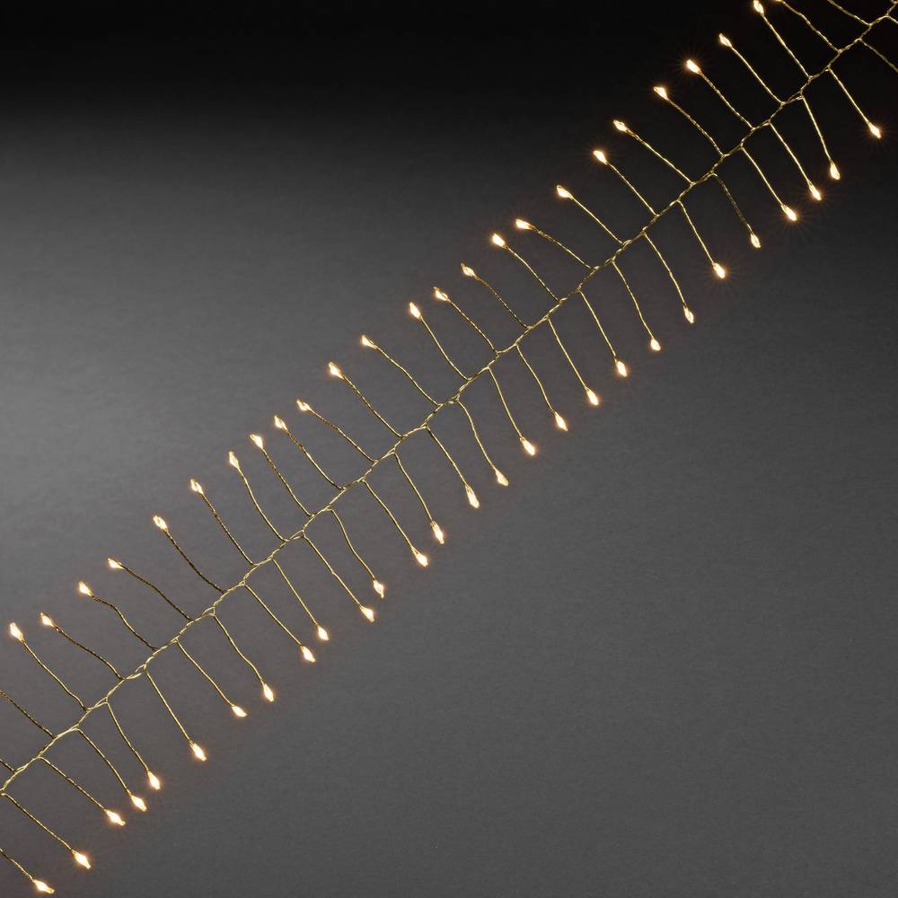 Konstsmide 6339-880 Micro-lichtketting Binnen werkt op het lichtnet LED Amber Verlichte lengte: 2 m