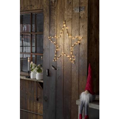 Konstsmide 1200 663 Led Fensterbild Stern Bernstein Led Kupfer Timer Mit Schalter