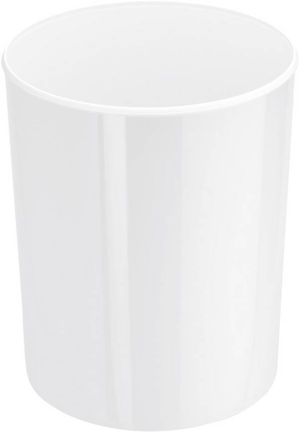 HAN Papierkorb i-LINE 18130-12 13 l (Ø x H) 24 cm x 30 cm Styrol-Methyl-Methacrylat (SMMA) Weiß 1 St.