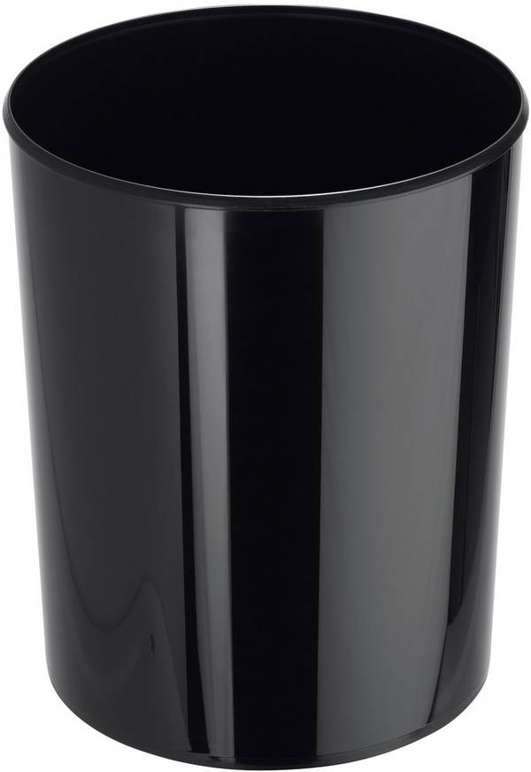 HAN Papierkorb i-LINE 18200-13 20 l (Ø x H) 28.3 cm x 34 cm Styrol-Methyl-Methacrylat (SMMA) Schwarz 1 St.