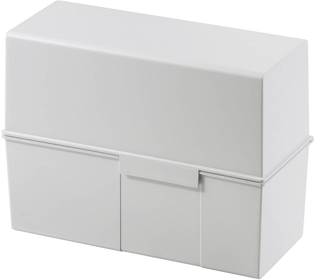 HAN 975-11 Karteibox Lichtgrau max. Anzahl der Karten: 500 Karten DIN A5 quer