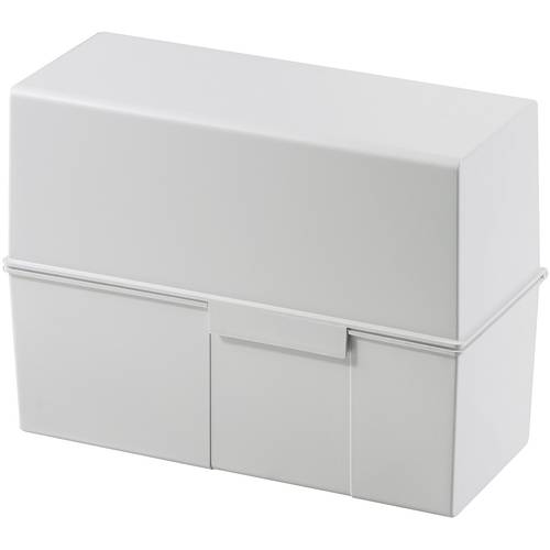HAN 975-11 Karteibox Lichtgrau max. Anzahl der Karten: 500 Karten DIN A5 quer