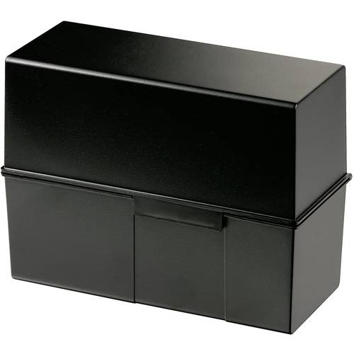 HAN HAN 22,8 x 17,1 x 10,2 cm (B x H x T) 975-13 Karteibox Schwarz max. Anzahl der Karten: 500 Karten DIN A5 quer