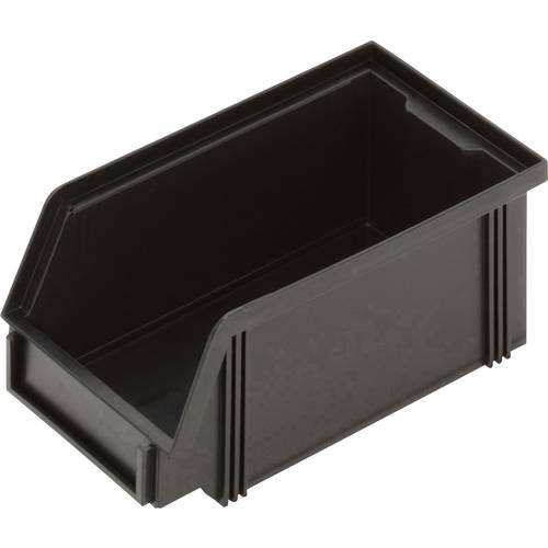 Alutec 1394005197 ESD Sichtlagerkasten CB5MC (B x H x T) 100 x 75 x 175 mm Schwarz 1 St.