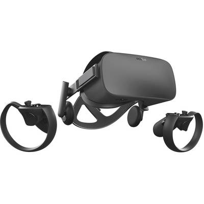 Meta Quest Rift Virtual Reality Brille Schwarz  inkl. Controller, mit integriertem Soundsystem