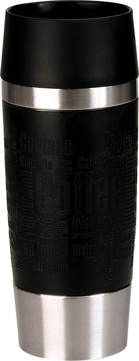 EMSA TRAVEL MUG, Eins/Eine(r), 0,36 l, Schwarz, Edelstahl-0