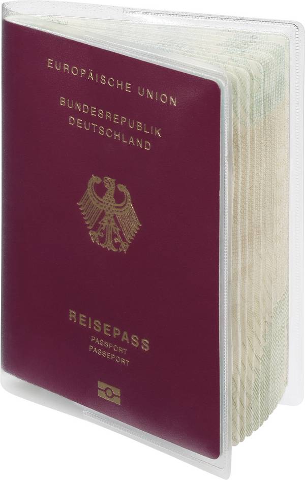 Ausweishülle, Kartentasche, Sammelhülle Reisepasshülle  Doppelhülle