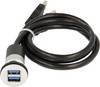 2 x USB 3.0 Buchse A - 2 x USB 3.0 Stecker A Schlegel Elektrokontakt RRJ_2USB3 Schlegel Inhalt: 1 St.