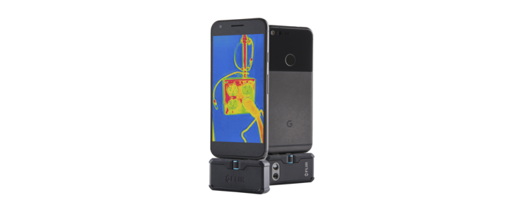 FLIR ONE PRO – Caméra thermique pour téléphone Android- USB C →