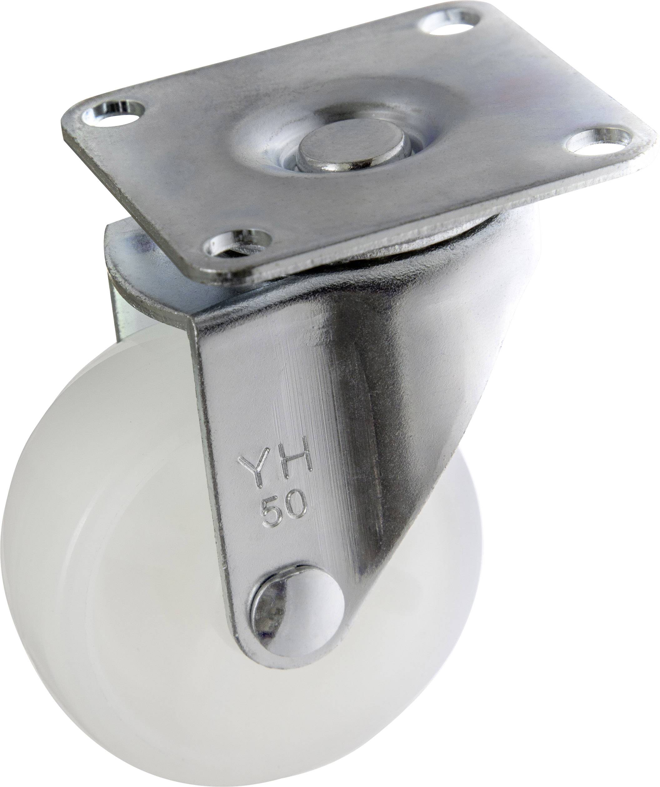 TOOLCRAFT TO-5137872 Lenkrolle mit Anschraubplatte 50 mm Polyamid Tragfähigkeit (max.): 50 kg