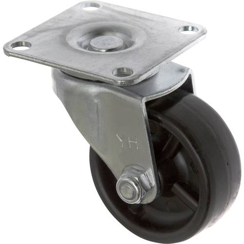 Thumbnail - TOOLCRAFT TO-5137893 Bockrolle Gummi 50 mm mit Anschraubplatte Tragfähigkeit (max.): 50 kg