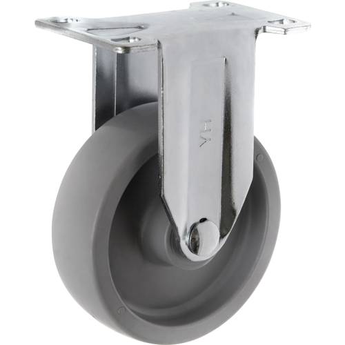 Thumbnail - TOOLCRAFT TO-5137941 Bockrolle mit Anschraubplatte 100 mm Polypropylen Tragfähigkeit (max.): 125 kg
