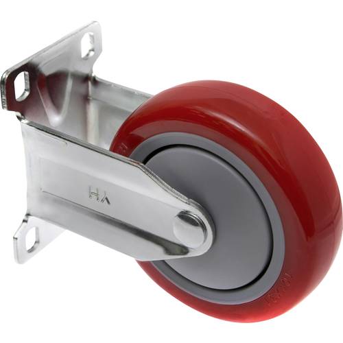 Thumbnail - TOOLCRAFT TO-5137959 Bockrolle mit Anschraubplatte 100 mm polyurethan Tragfähigkeit (max.): 125 kg