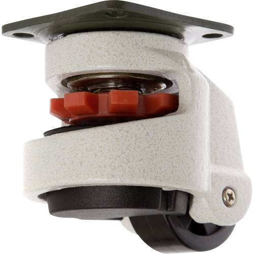 TOOLCRAFT TO-5137962 Lenkrolle 50 mm nivelierbar mit Anschraubplatte Tragfähigkeit (max.): 250 kg