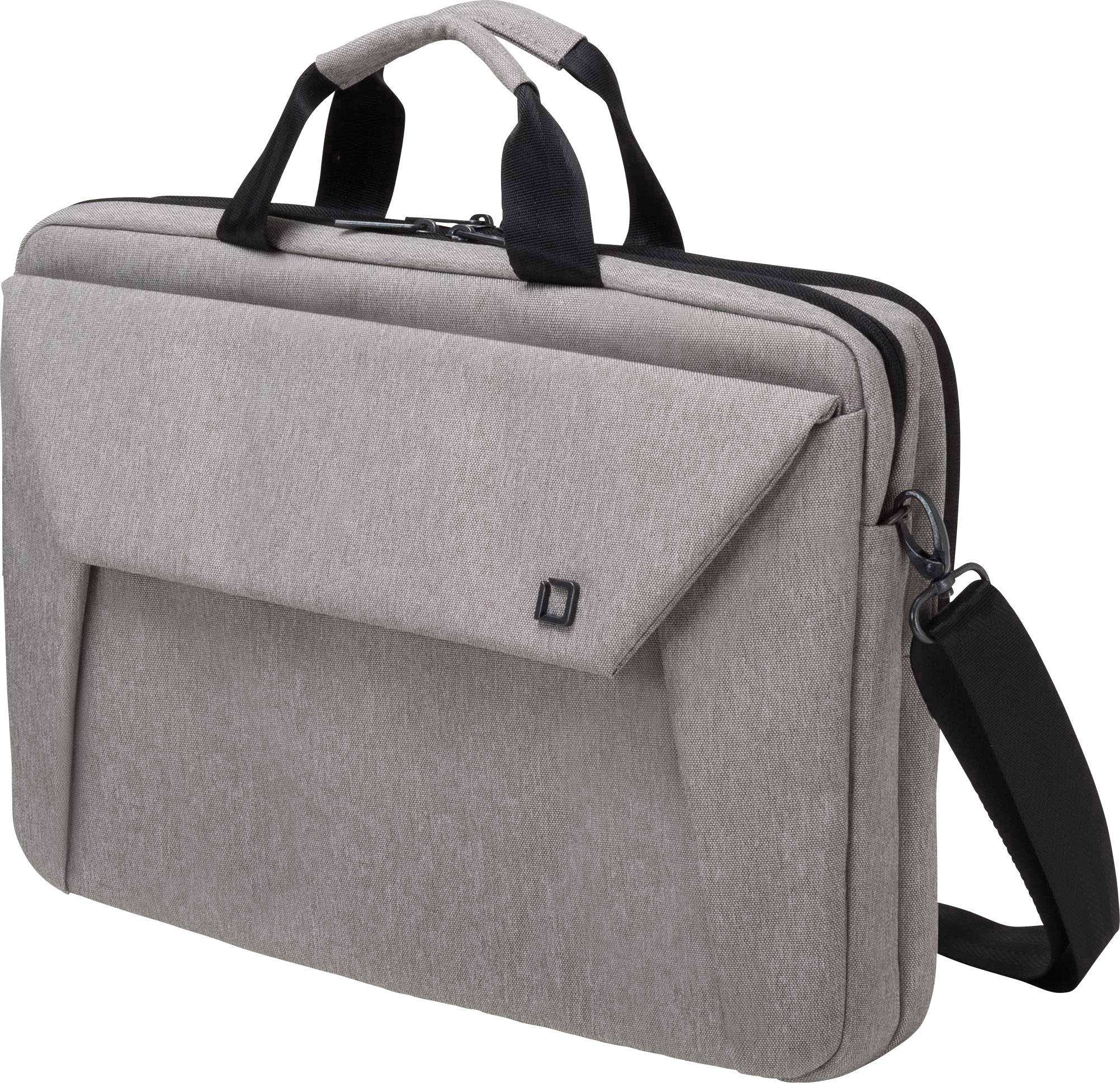 Dicota Notebook Tasche Dicota Slim Case Plus EDGE - Notebook-Ta Passend für maximal: 39,6 cm (15,6") Lichtgrau