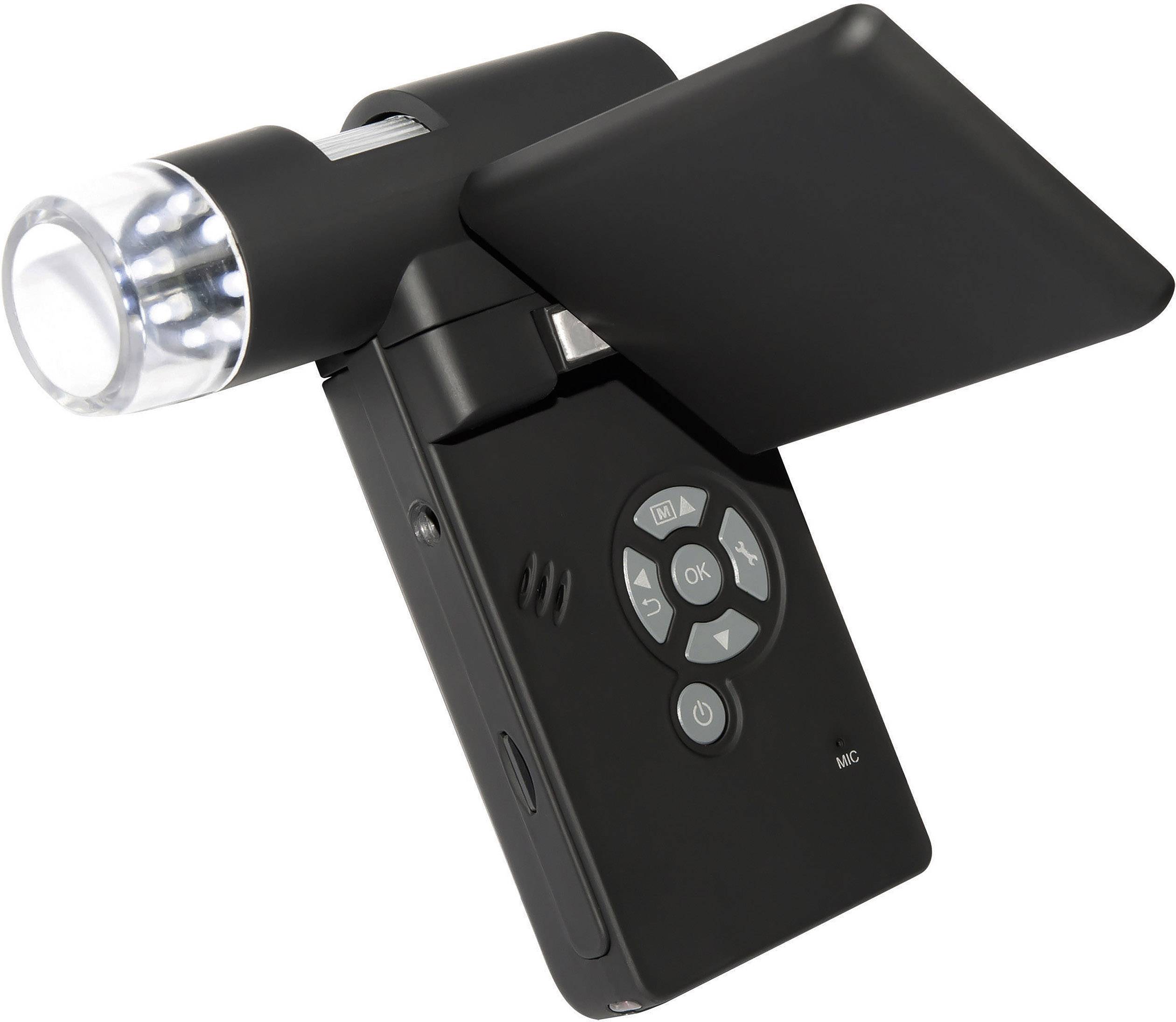TOOLCRAFT USB Mikroskop mit Monitor 5 Mio. Pixel Digitale Vergrößerung (max.): 500 x