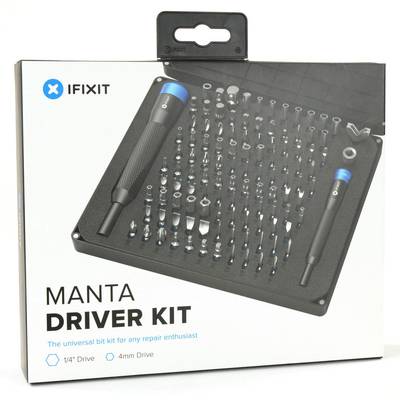 iFixit Manta Kit EU145392 Bit-Set 112teilig Schlitz, Kreuzschlitz Pozidriv, Kreuzschlitz Phillips, Pentalobe, Innen-Sech-2