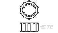 TE Connectivity 213812-1 Rundstecker Dichtung Serie (Rundsteckverbinder): CPC 1 St.