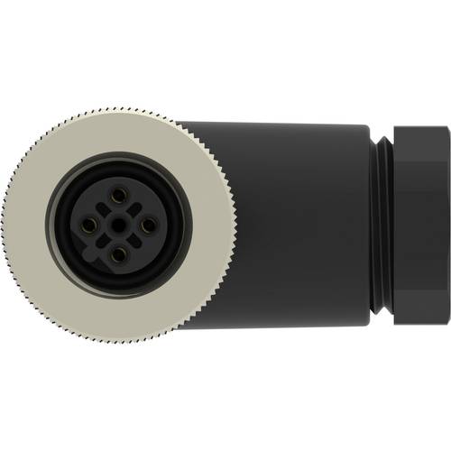 TE Connectivity T4112402041-000 Sensor-/Aktor-Steckverbinder, unkonfektioniert M12 Buchse, gewinkelt Polzahl Sensoren: 4...