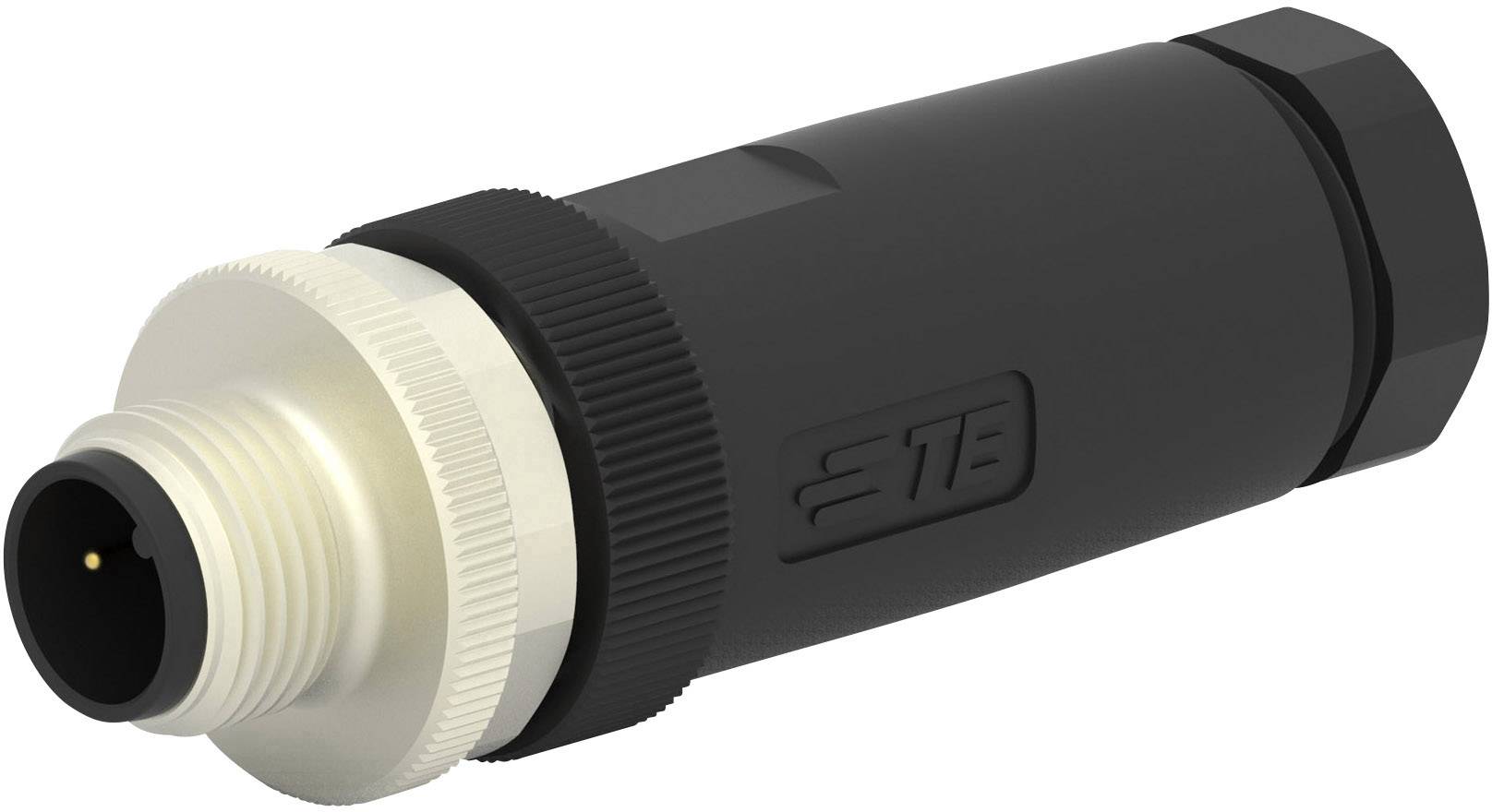 TE Connectivity T4111002021-000 Sensor-/Aktor-Steckverbinder, unkonfektioniert M12 Stecker, gerade Polzahl Sensoren: 2 1...