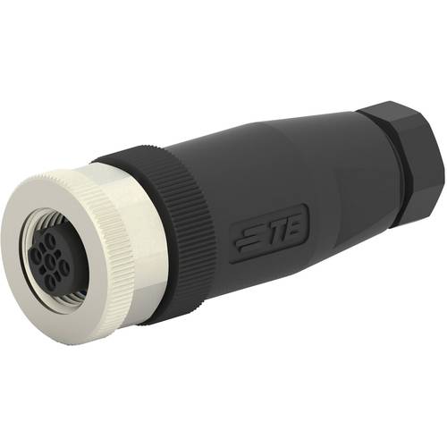TE Connectivity T4110401041-000 Sensor-/Aktor-Steckverbinder, unkonfektioniert M12 Buchse, gerade Polzahl Sensoren: 4 1 ...