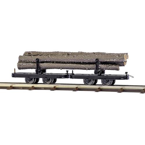Busch Feldbahn 12224 H0f Drehgestell-Langholzwagen