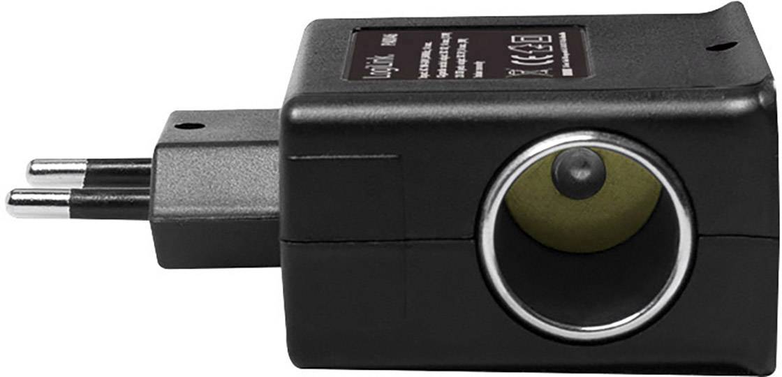 LogiLink Steckdosenadapter, 2x USB-Ports + 1x Zigarettenanzünder Buchse, 12W-1